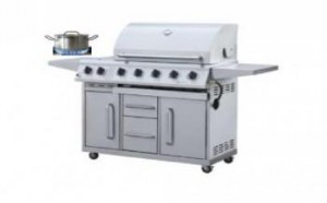 BBQ gas-grill