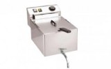 Fryer, electric with outlet