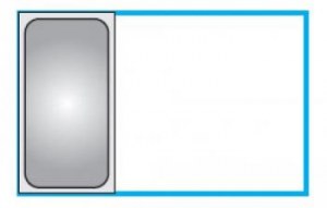 Gastronorm container 1/3 in stainless steel