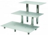 Aluminium 3 steps cake stand