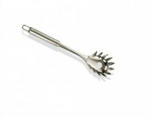 Stainless steel spaghetti grabber