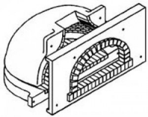 Equipped wood burning oven