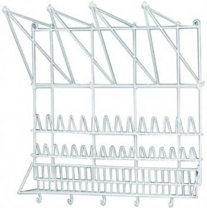 Wall rack for pastry bags