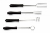 Set of 4 different chocolate forks
