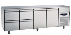 Refrigerated table 700 Two Doors Four Drawers