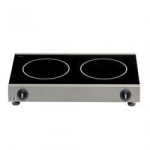 Induction cooking top with Ceran plate