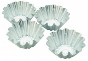 Aluminium “Brioche” mould - 4 pcs