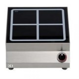 Induction cooking top with Ceran plate