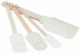 Rubber scraper - wooden handle