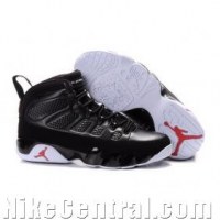 Air Jordan 9 (IX) Original (OG)-Black/White-True Red