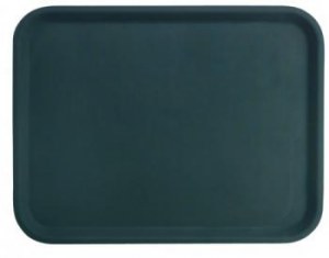 Rectangular Rubberform tray with non slip treatment