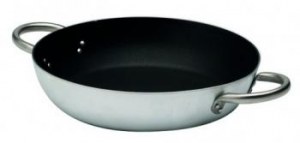 Flared pan in aluminium