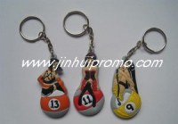 New design fashion silicone key chain