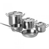 Pot and pan set, suitable for induction