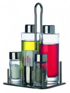 Condiment set 5pcs - wire