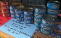 Canned tuna fish