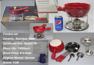 Fondue set - Stocklots Fanco