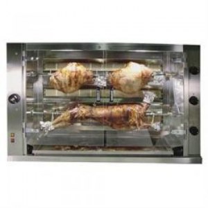 Lamb / pigling grill, electric, 2 rotating grids