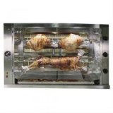 Lamb / pigling grill, gas, 2 rotating grids