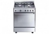 Stainless steel-gas oven 4 burners