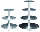 Aluminium multiple cake stand - round