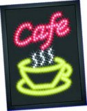 LED illuminated display "Cafe" cup