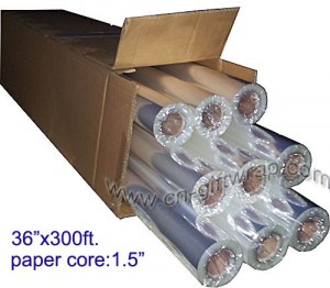 Sell Clear cello film roll of 40" x 300'