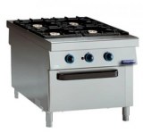 Gas range with 4 burners+Oven