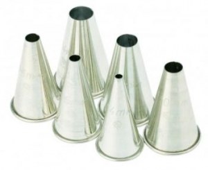 Tin decorating nozzles