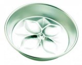 Aluminium flower bottom baking-pan