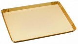 Display tray, anodized aluminium gold