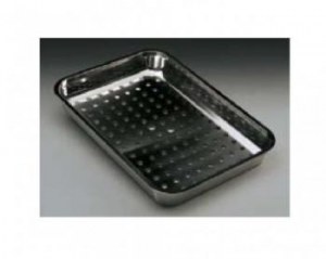 Fat bowl with perforated plate,500, for Gyros-grill