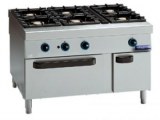 Gas range with 6 burners+Oven