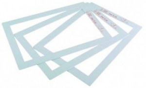 Plastic frame for biscuit