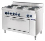 Electric range 6 iron heating