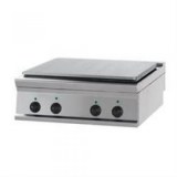 Cooker electric solid top 4 heating zones 14kW