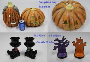 Pumpkin Lamp Candle holder - Fanco Stocklots