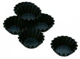 Non sticking small fluted brioche mould - 6 pcs