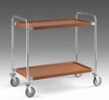 Chromed trolleys