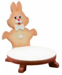 Bunny cake stand