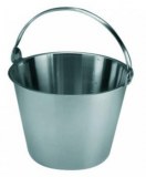 Graduated bucket - stainless steel