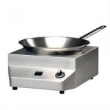 Induction wok with Ceran basin