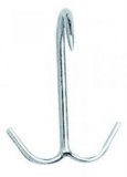 Stainless steel anchor-type hook 1 point