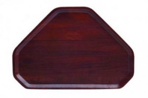 Trapezoidal laminated tray