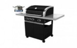 BBQ gas-grill, black