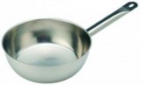 Curved saute pan