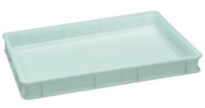 Plastic box for dough stackable