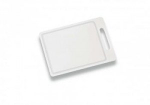 White inserted polyehtylene board - 35 x 25 x 1 cm