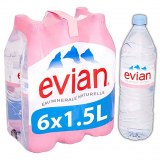Evian and Perrier Natural Mineral Water