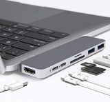 HyperDrive USB C Hub, Best Mac Type-C Dual Hub Adapter for MacBook